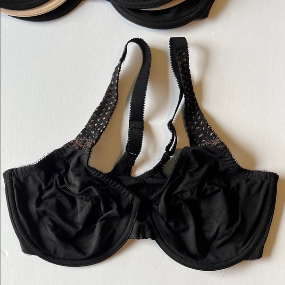Wacoal Soft Embrace bras with lace detail and front close - lot of 4 - Picture 1 of 8